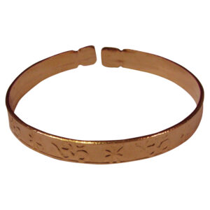 S955588 - Aadhyathmik Aum Om Ragi Kankanam Ceppu Kaapu Taamra Taamba Copper Bracelet Adjustable 16grams