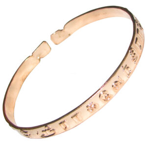 S964638 Aadhyathmik Sri Raghavendra Copper Bracelet Adjustable 16grams