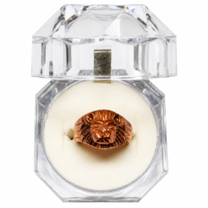 S9094-23 - Aadhyathmik Narasimha Swamy Ragi Vungaram Taamra Taamba Copper Ring 5grams