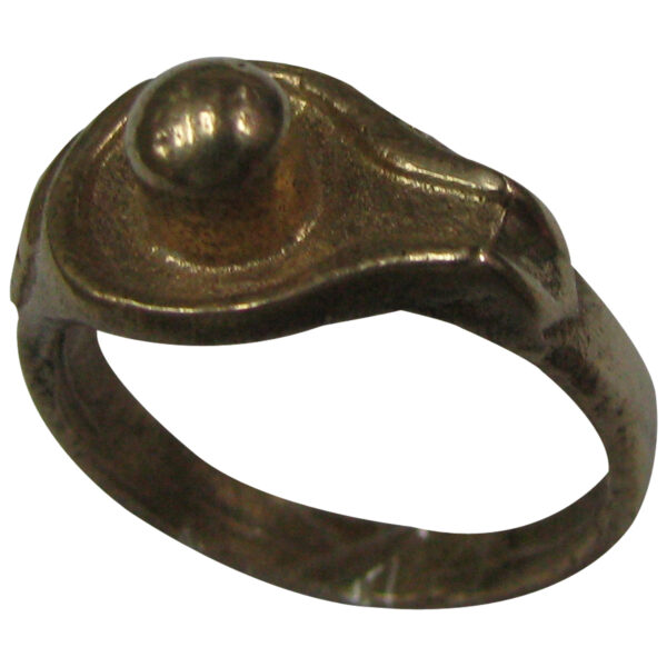 S943888 - Aadhyathmik Aimpon Panchalogam Sivalingam Ring Panchaloha Jaldhari Ring 5 Metals Panchadhatu Ring - Image 2