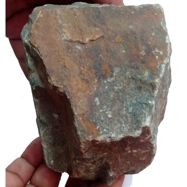 S9041-22 - Aadhyathmik Sidh Abhimantrit Energised Natural Kubera Pashana 4inch 1522grams for Lakshmi Kataksh Dhanakarshana Business Development