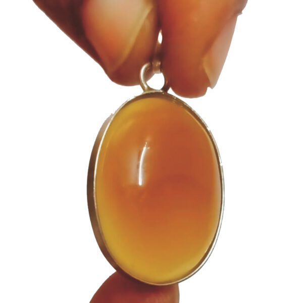 S9058-336 - Aadhyathmik BhuYoga Pendant 1inch 5grams to Overcome Obstacles related to Land and Property