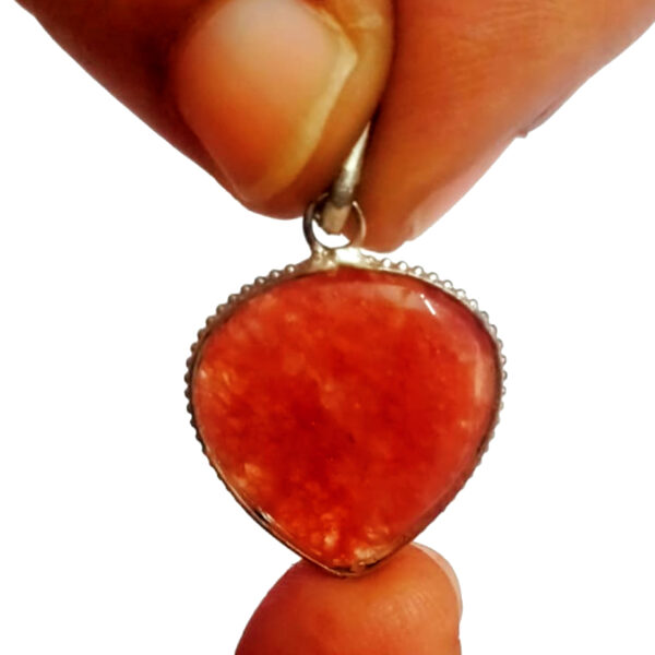 S9058-330-02 – Aadhyathmik Mighty Hiranya Garbha Mixed Metal Kavach Pendant 1 inch 4grams for Attraction Power High Social Status Leadership Skills Success in Government Related Works