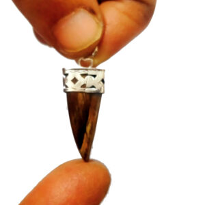 S9058-350 - Wagh Nakh Uparathna Multi Metal Pendant for Victory over Enemies Political Victory and Jayam in All Works 1inch 4grams