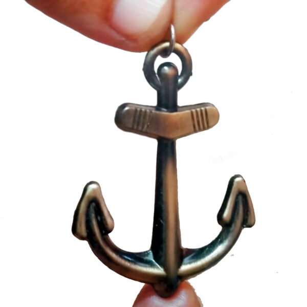 S9072-03-03-Langar Raksha for Stability in Career and Stable Mind 2inch Multi Metal Pendant Made and Mixed with Tiny Parts of Ship Nail and HorshShoe
