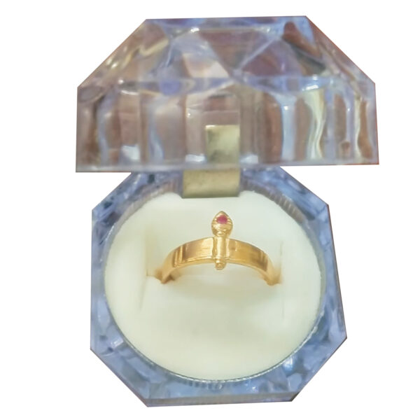 S9034-28 -Skandha Shoola Murugan Vetri Vel Aadhyathmik Powerful Consecrated Aimpon Modhiram Panchaloha Vungaram Panchalogam Modhiram Panchdathu Ring