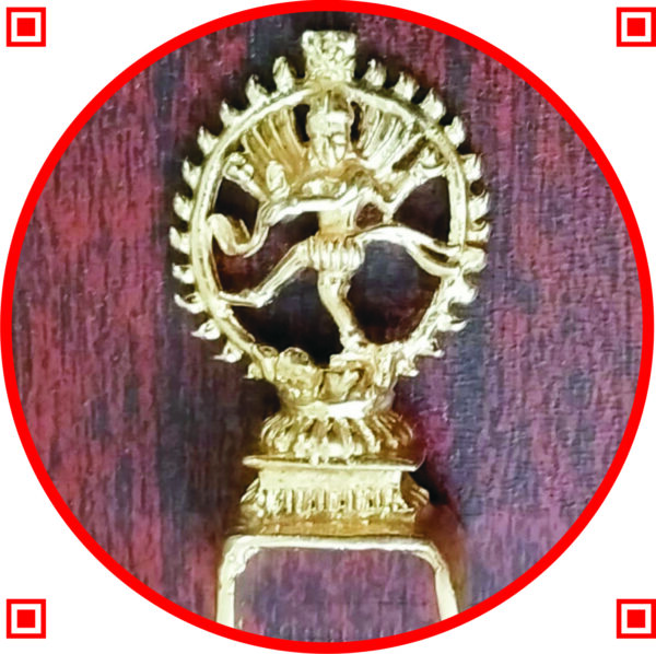 S9036-67 - Aadhyathmik Consecrated Nataraja Swamy Aimpon Panchalogam Panchaloha Vigraham Panchadathu Idol 1.75inch 16grams
