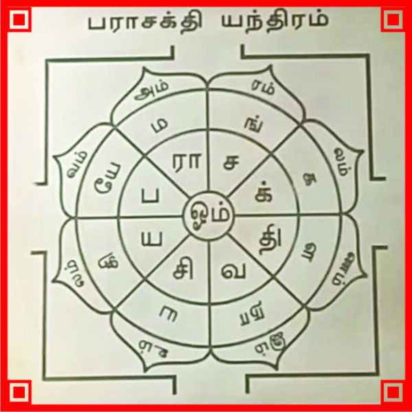 S920188 - Aadhyathmik Parasakthi Yantra Para Sakthi Yantram Adi Parashakti Goddess Yendram In Copper 3inch 18grams