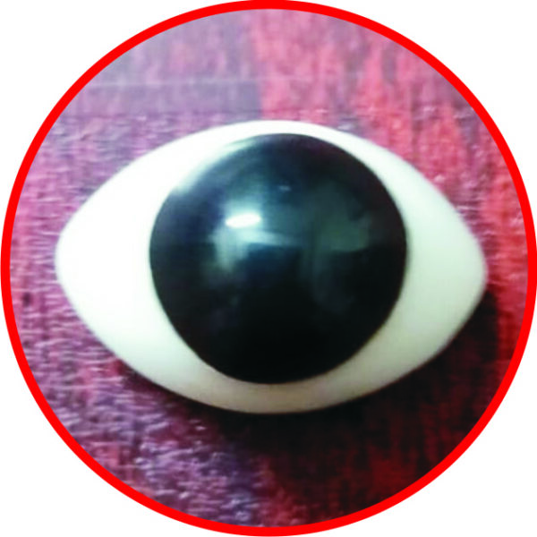 S9020-03 - Chadhu Chakshu Evil Eye Kan Drishti Nivaran Uparathna 1inch 10grams