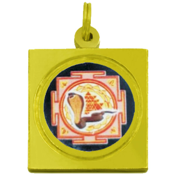 S9058-384-02 – Aadhyathmik Kalasarpa Kaalsarp Kaal Sarp Yog Yantra Mantra Tantra Ashtaloha Pendant 1inch