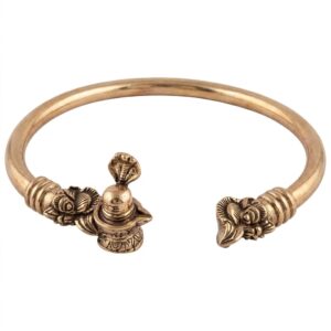 Buy Shivling with Nag Bracelet Panchaloha