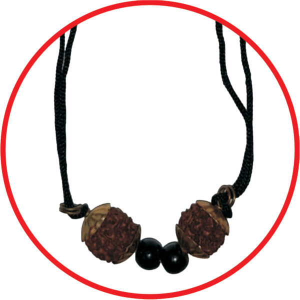 S9058-398-01 - Aadhyathmik 5 Mukhi Rudraksh Kavach Pancha Mukhi Rudraksh Kavach for Men and Women