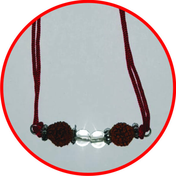 S9058-398-02 – Aadhyathmik 5 Mukhi Rudraksh Kavach Pancha Mukhi Rudraksh Kavach for Men and Women