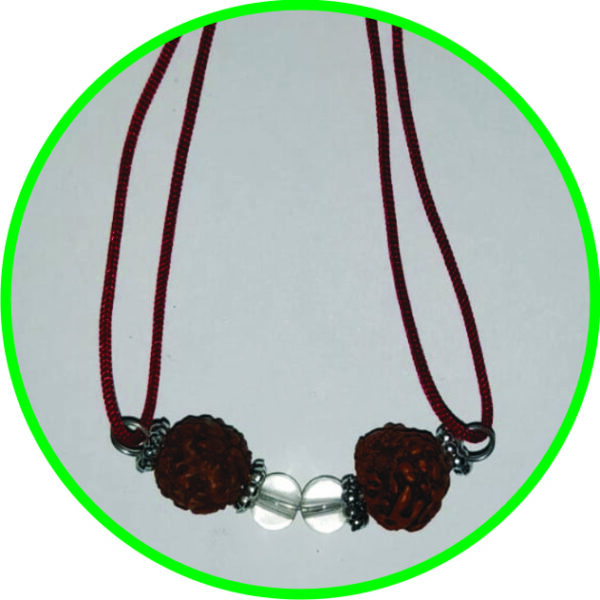 S9058-398-05 – Aadhyathmik 5 Mukhi Rudraksh Kavach Pancha Mukhi Rudraksh Kavach for Men and Women