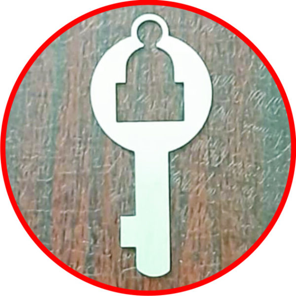 S9058-400 - Aadhyathmik Kubera Kunji Pendant Kubera Key Locket Mixed Metal 1.5inch 2grams Obstacles in House Land Vehicles will be removed and able to buy Luxury Products
