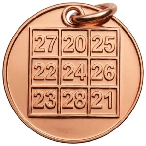 Buy Kubera Sankya Sasthra Number Yen Yantra Pendant Copper