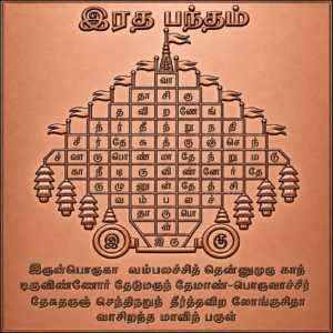 Y145 - Aadhyathmik Pamban Swamigal Aruliya Vahana Vibathukalai Thavirkum Rathabandham Yantram Copper Pamban Srimath Kumaragurudasa Swamigal Radha Bandham Yantra Yendram In Copper