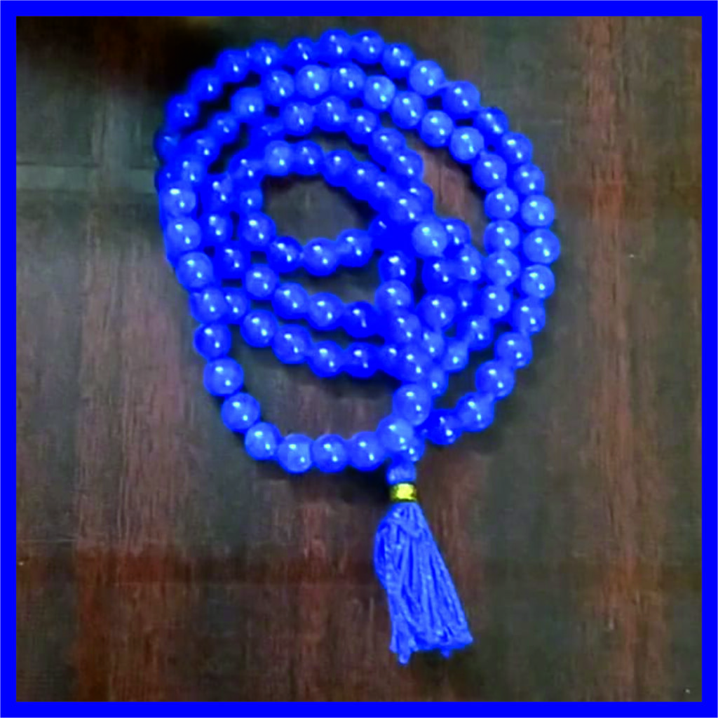 GM0001 - Aadhyathmik Indra Neeli Uparathna Mala 108 Beads ...