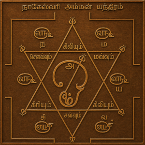 Y151 - Aadhyathmik Nageswari Yantra Nagathamman Yantram Yendram In Copper to win over your enemies and rivals 3inch 18 grams