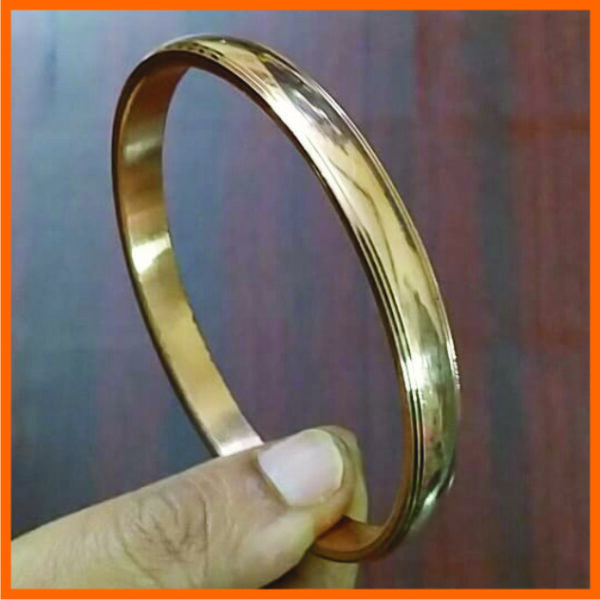 CB2 - Aadhyathmik Pure Copper Kada Superior Quality Bangle Bracelet 46grams