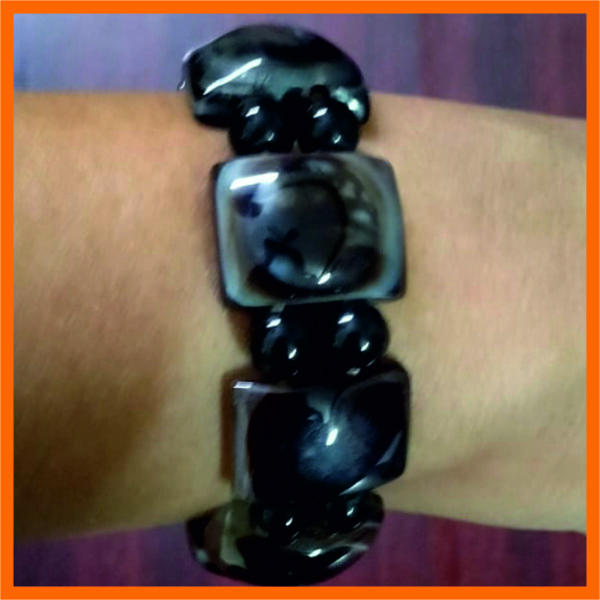 DriUrb1 - Natural Naragosh Uparathna Adjustable Bracelet Removal of Drishti Evil Eye Naragosh Enemies Negativity
