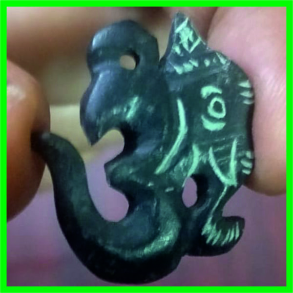 URP1 - Aadhyathmik Om Gam Ganapathi Uparathna Pendant 1inch 5grams