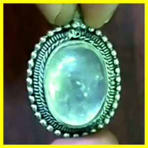 MLP3 - Aadhyathmik Sukhra Kavach Mishrama Loha Pendant 1inch 6grams