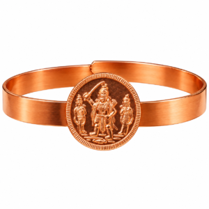 Madurai Veeran Adjustable Copper Bangle Bracelet - S130472-03