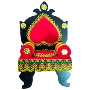 WI1 - Aadhyathmik Aasanam Simhasanam for Placking Small God Idols Shaligrams Nepal Salagram Valampuri Dakshinavrutha Sankh Etc. Wood 5inch