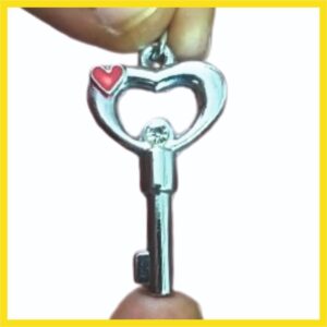 S9058-400-01 – Aadhyathmik Kubera Kunji Pendant Mixed Metal Kubera Key Believed to Remove Obstacles Related to Home Land Vehicles and to help Attract Prosperity and Acquire Luxury Products