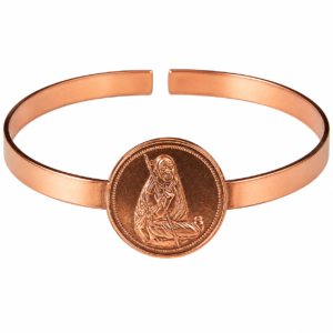 CB188 - Aadhyathmik Kanchipuram Maha Periyava Copper Adjustable Bracelet