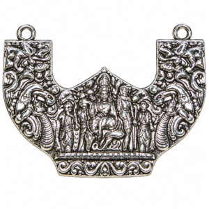 Aadhyathmik Kailasa Raksha Subhakaryalu Neraveruthayi 2inch 18Grams White Metal Pendant Good Rituals will Take Place - S9058-48
