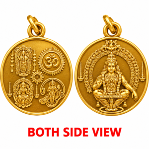 Ayyappa Backside Ganesh Subrahmanya Guruvayurappa Krishna Pendant MishramaLoha - S332062