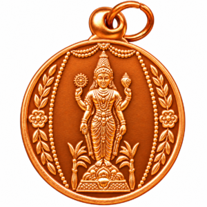 Satyanarayana Swamy Vratham God Vishnu Copper Pendant Kavach - S830651-02